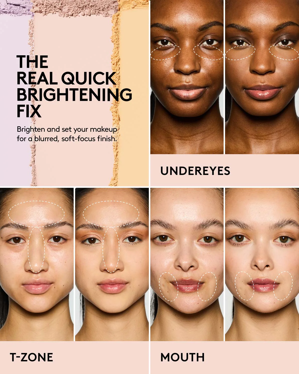 Bright Fix Instant Brightening + Blurring Powder β Lavender - Image 3