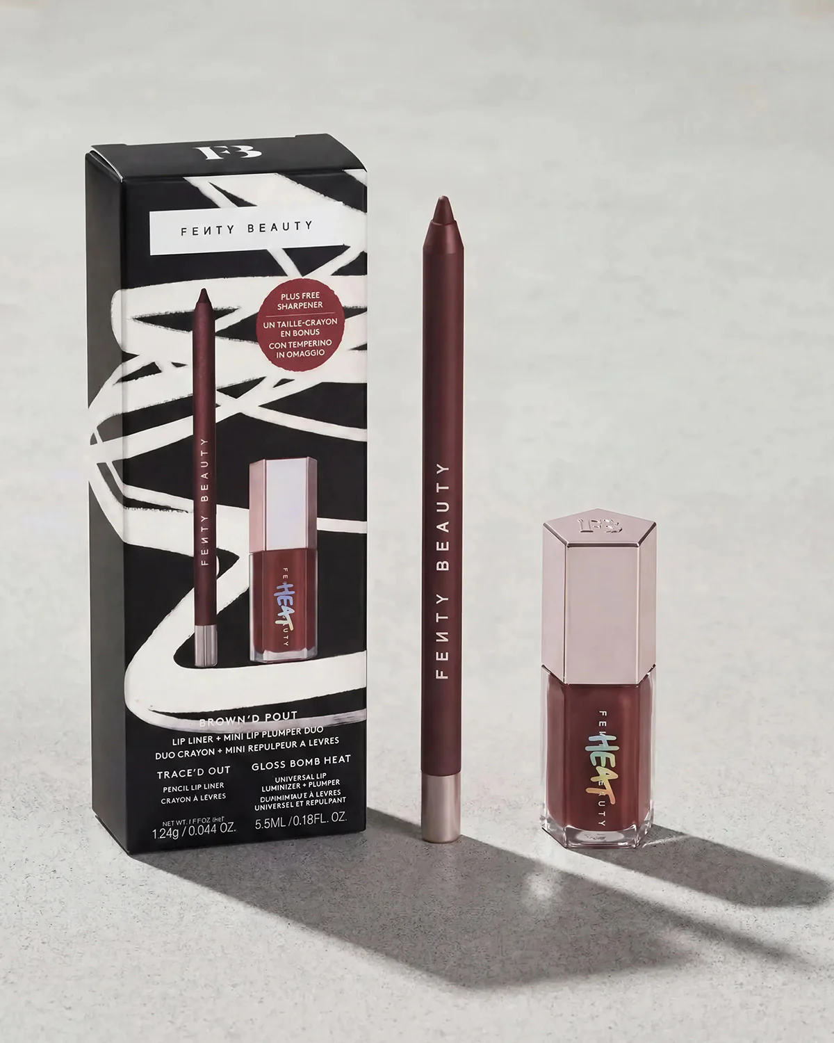 Brown'd Pout Lip Liner + Mini Lip Gloss Duo