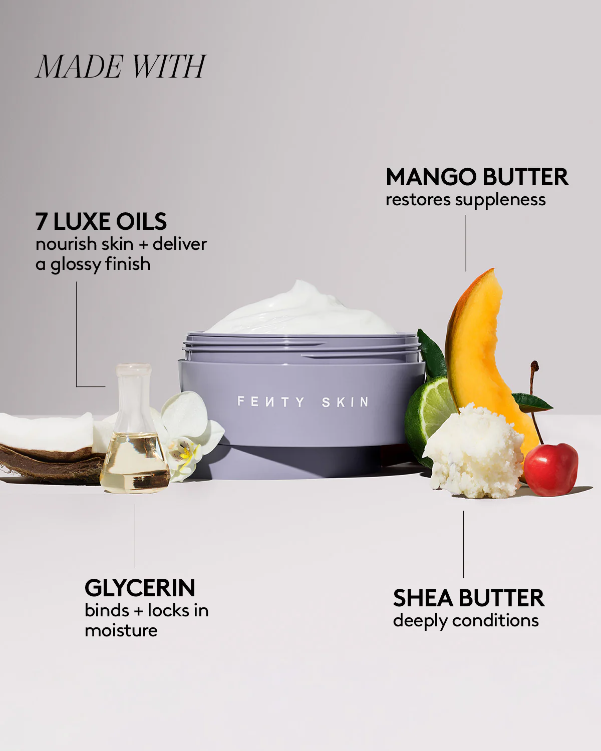 Butta Drop Whipped Oil Body Cream with Tropical Oils + Shea Butter — Fenty Fresh - Image 4