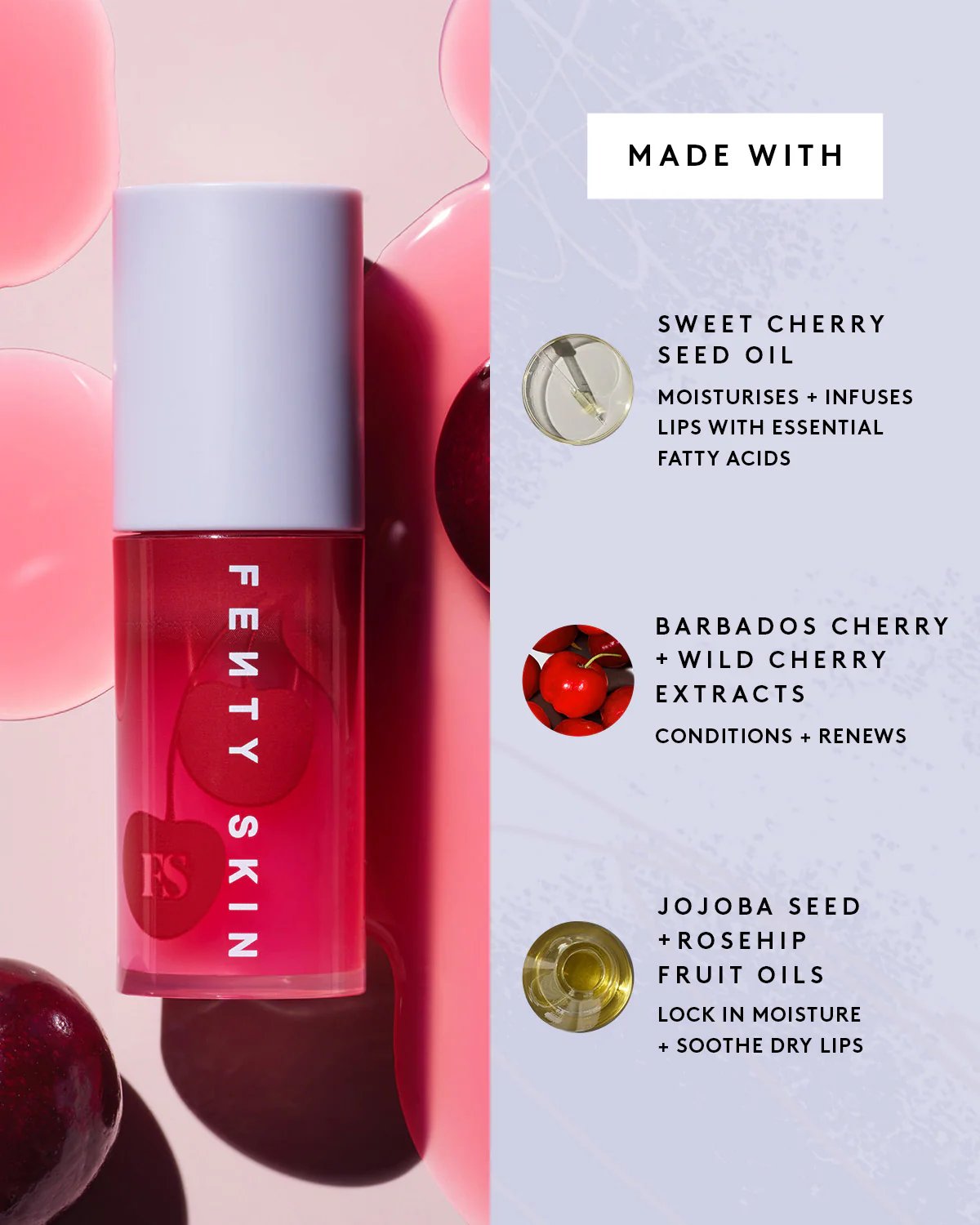 Cherry Pout Lip Stain + Lip Oil Duo - Image 2