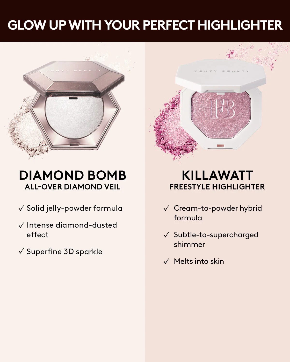 Diamond Bomb All-Over Diamond Veil — Pink Ice - Image 6