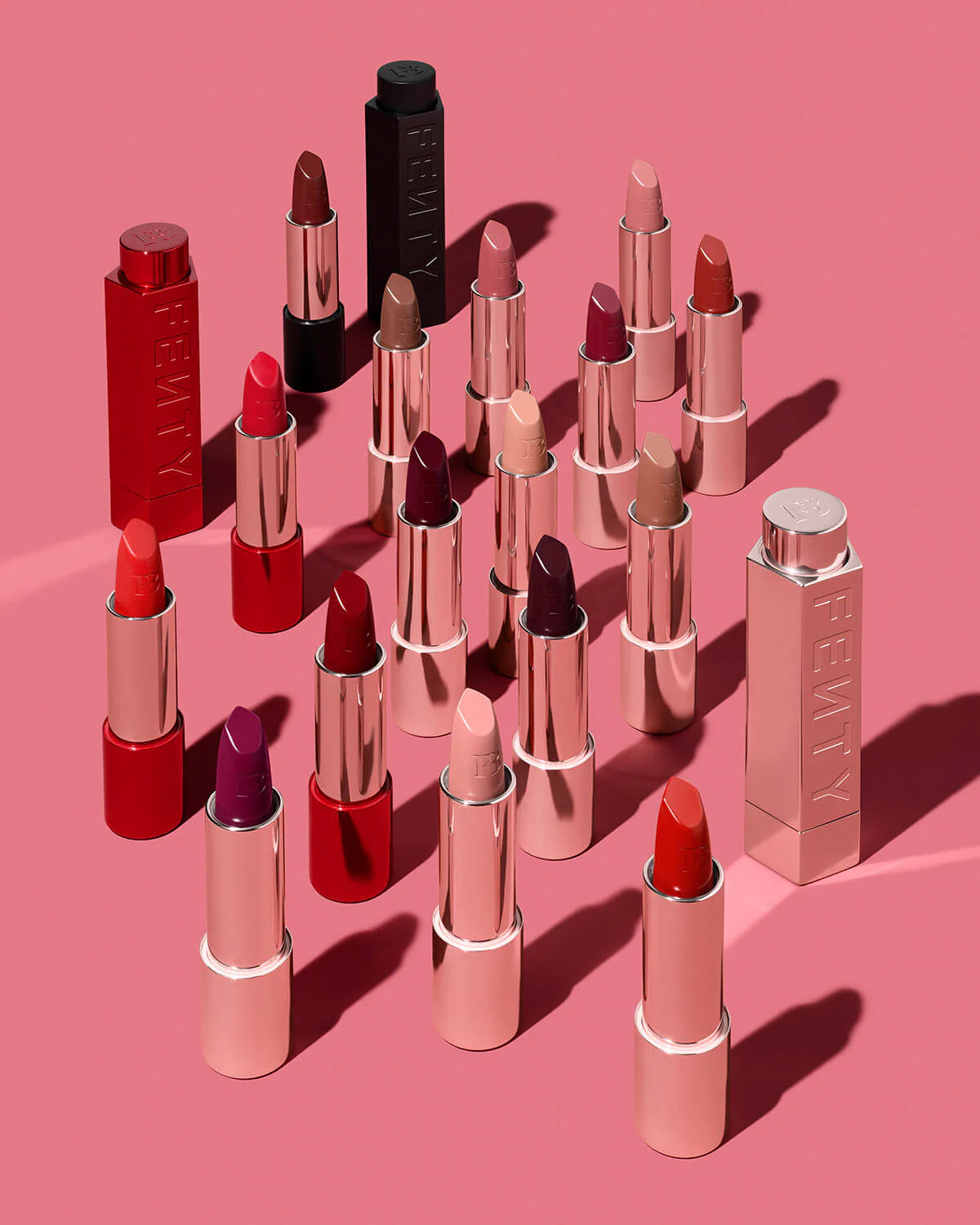 Fenty Icon The Fill Semi-Matte Refillable Lipstick — Kissin' Kutie - Image 5