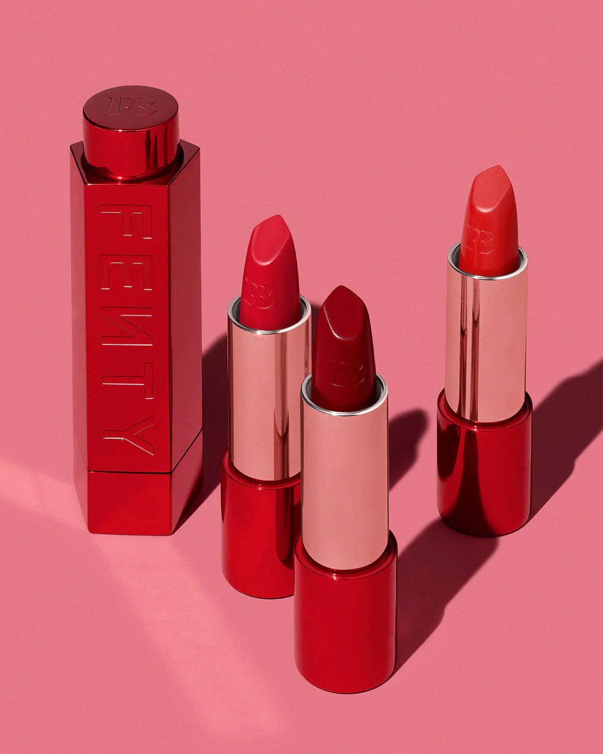 Fenty Icon The Fill Semi-Matte Refillable Lipstick — Kissin' Kutie - Image 6