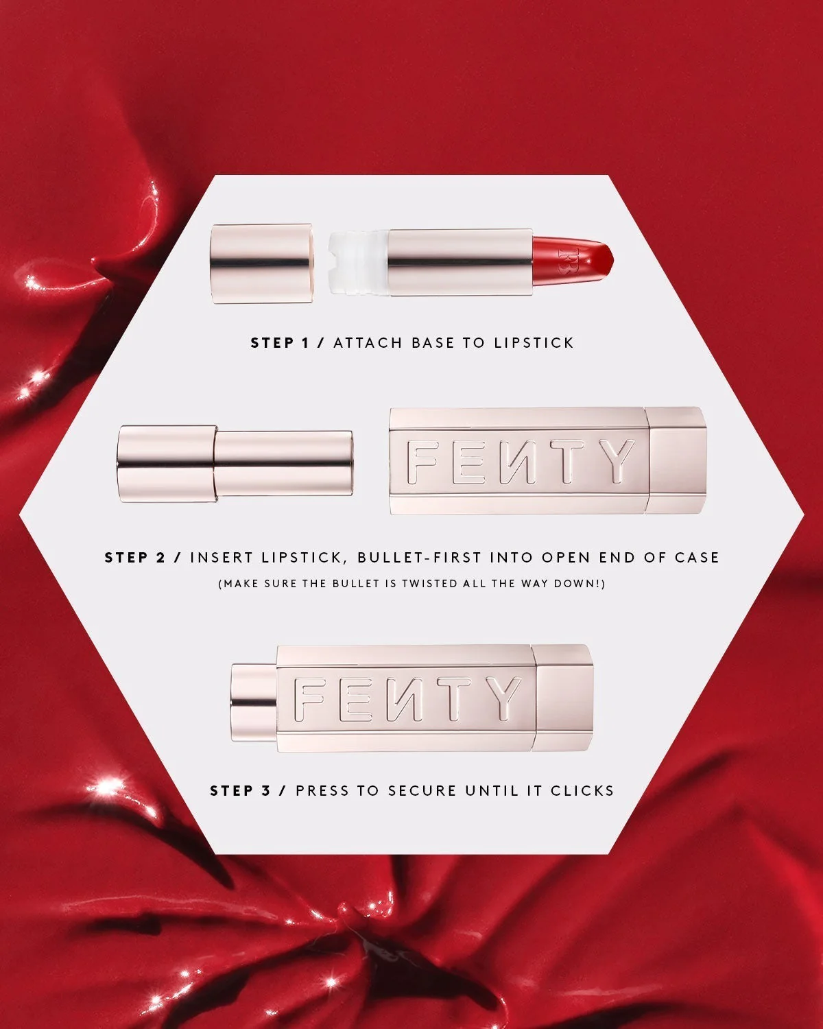 Fenty Icon The Fill Semi-Matte Refillable Lipstick — Loud Speak'r - Image 4