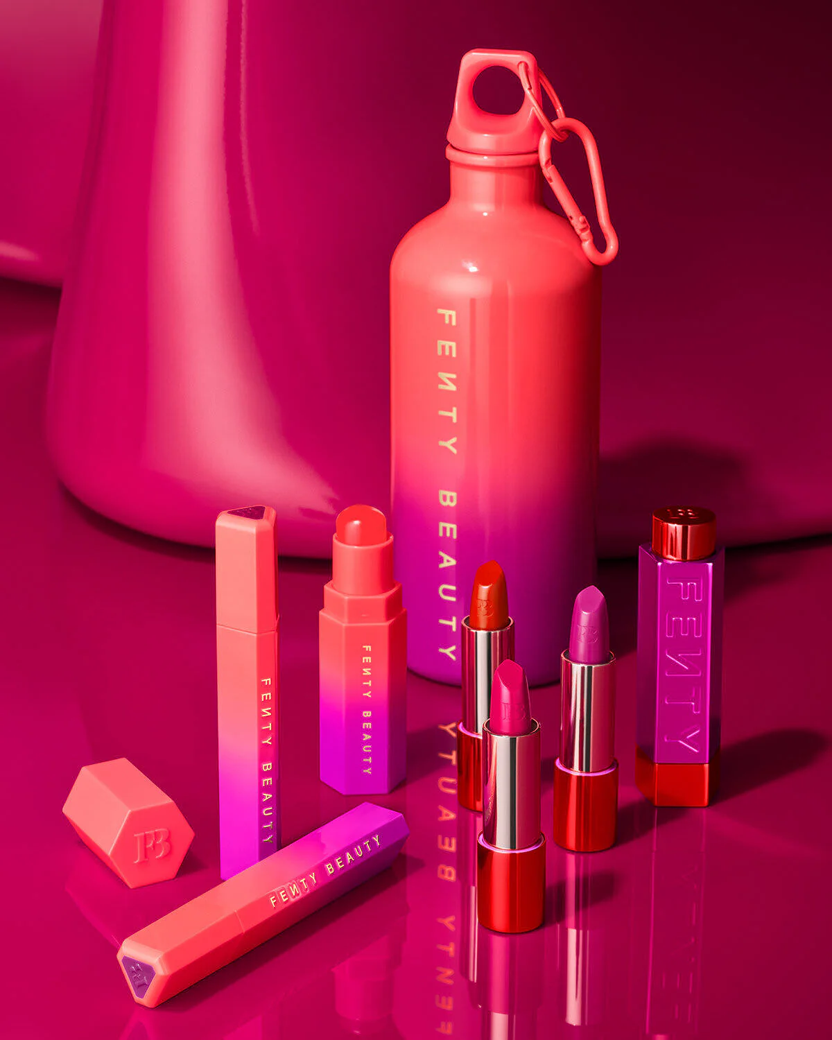 Fenty Icon The Fill Semi-Matte Refillable Lipstick — Miss Candy Venom - Image 4