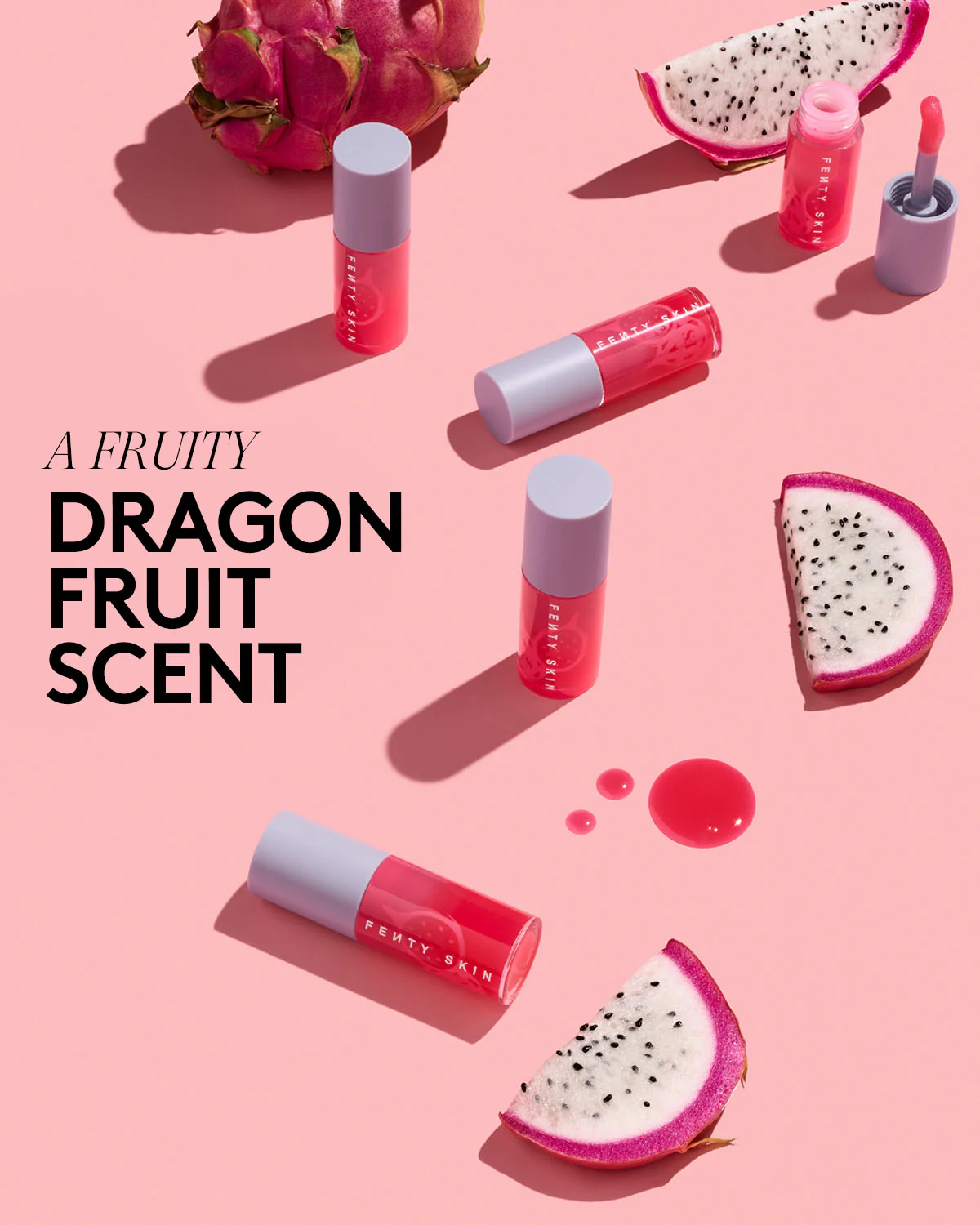 Fenty Treatz Hydrating + Strengthening Lip Oil — Dragon Fruit - Image 6