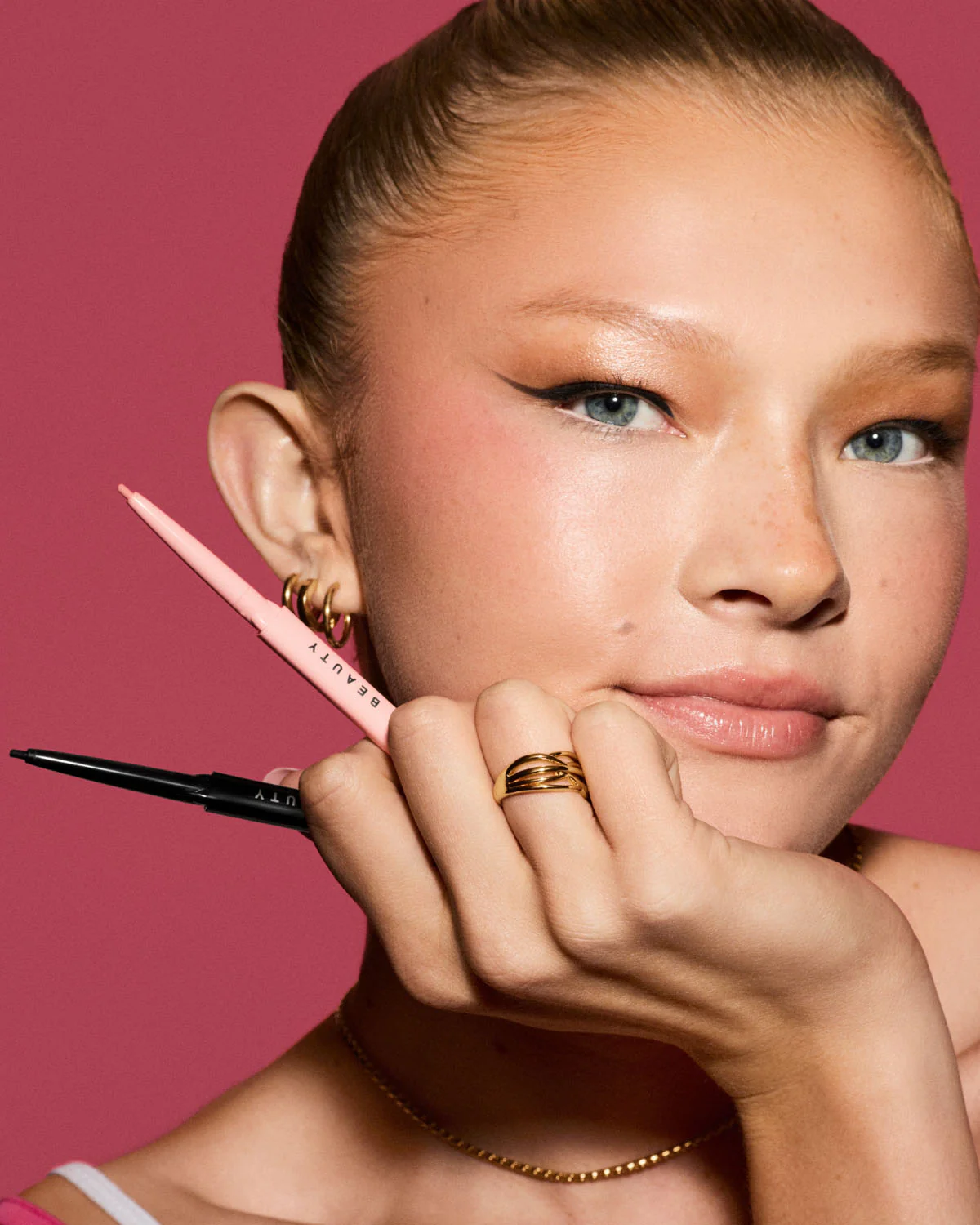 Fine Linez Precision Gel Eyeliner Pencil — Wink O'Pink - Image 2