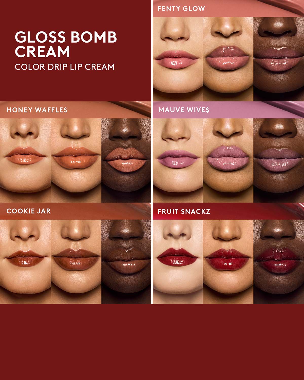 Gloss Bomb Cream Color Drip Lip Cream — Fenty Glow - Image 10