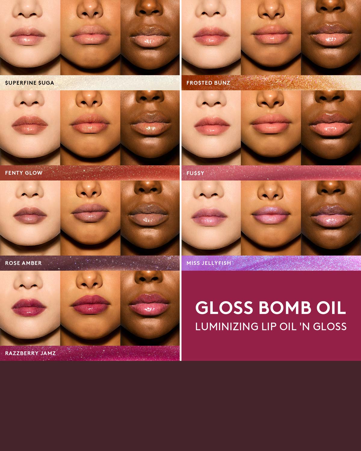 Gloss Bomb Oil Luminizing Lip Oil N' Gloss—Razzberry Jamz - Image 4