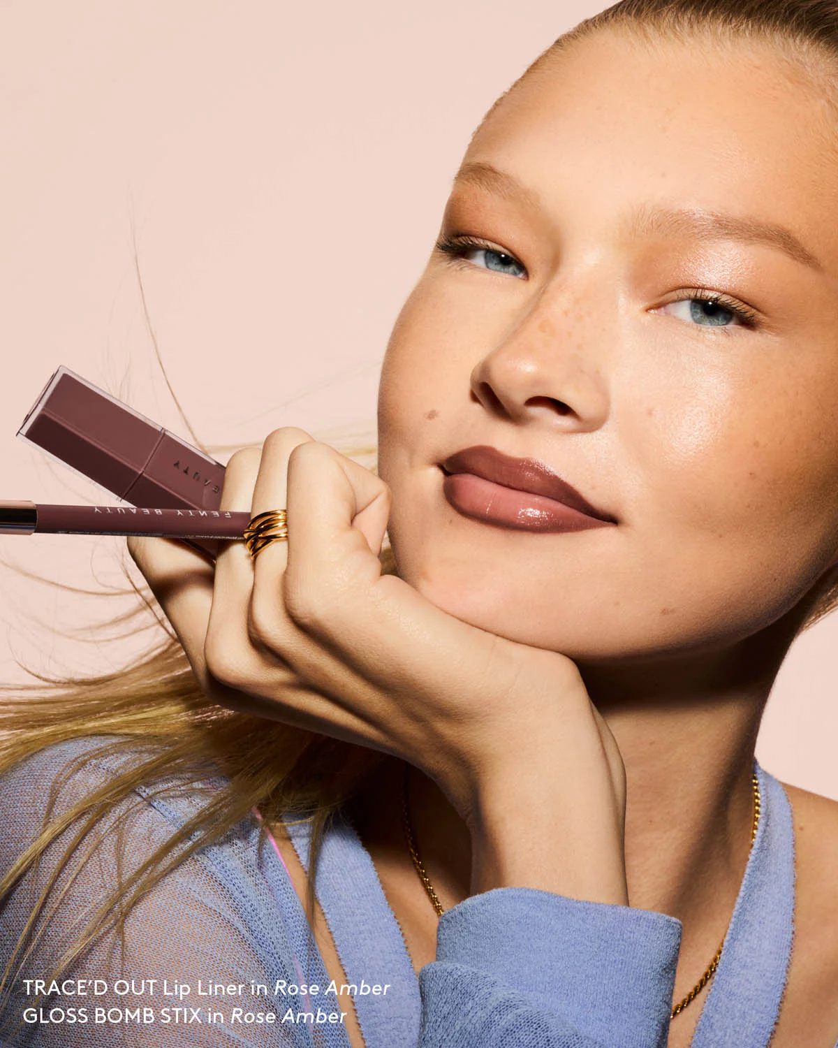 Gloss Bomb Stix High-Shine Gloss Stick — Rose Amber - Image 3