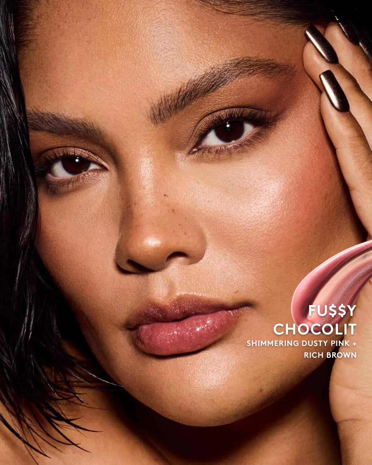 Gloss Bomb Swirl Twisted Lip Luminizer — Fu$$y Chocolit - Image 3