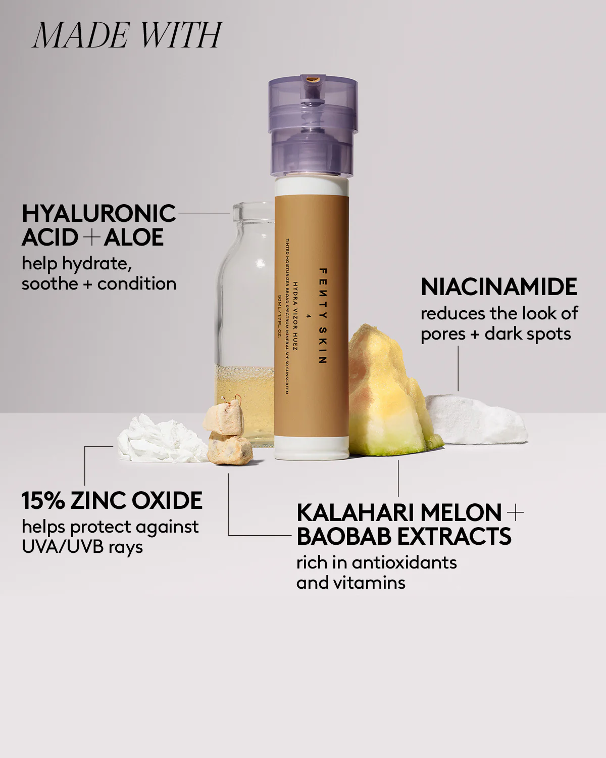 Hydra Vizor Huez Tinted Moisturizer Broad Spectrum Mineral SPF 30 Sunscreen — 8 - Image 5