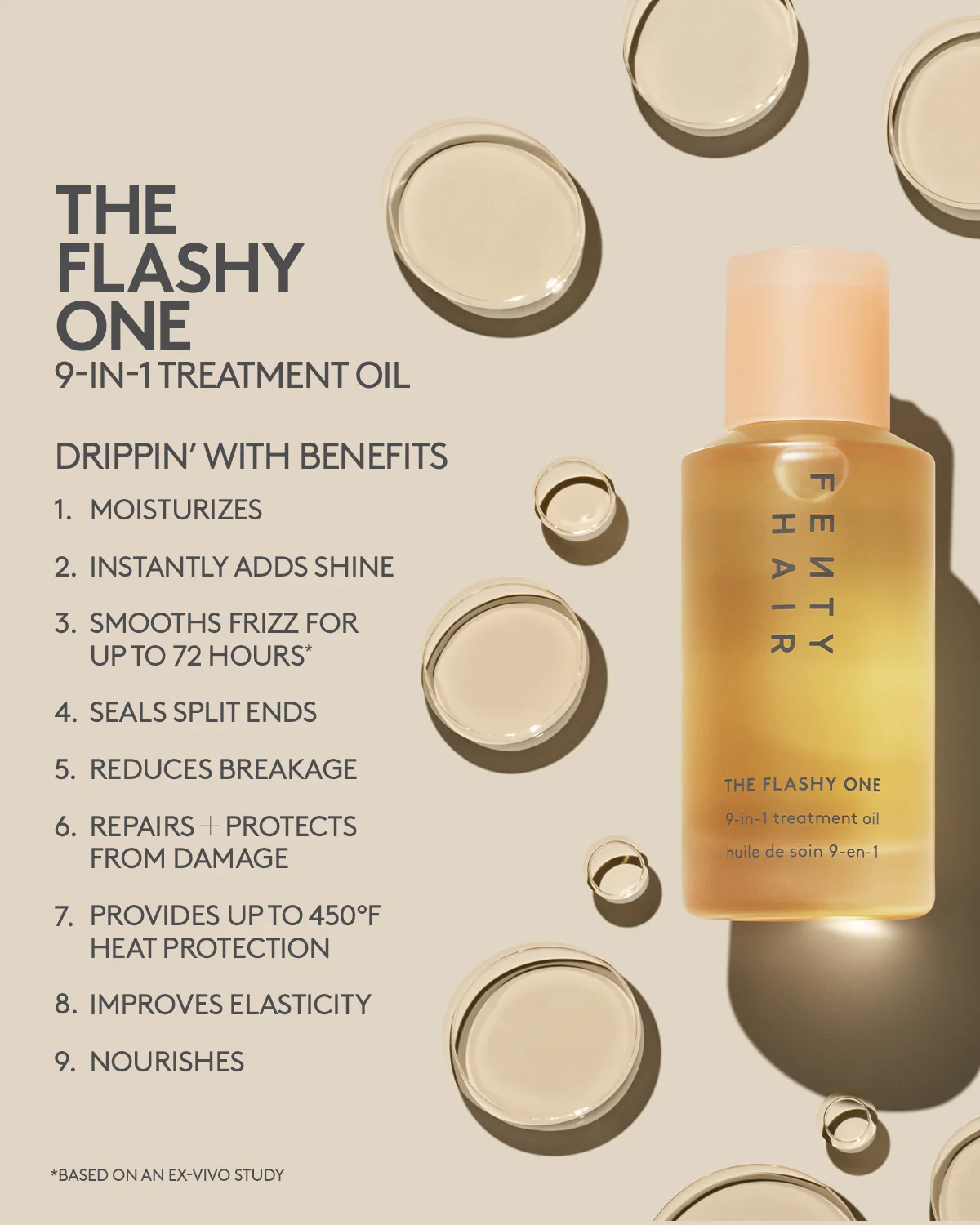The Flashy One 9-In-1 Hair Treatment Oil - Image 4