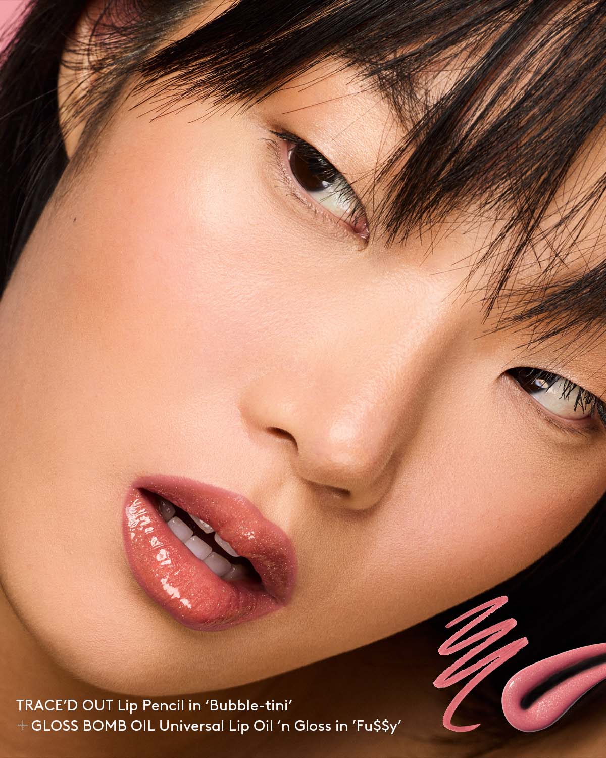 Trace'd Out Longwear Waterproof Pencil Lip Liner—Bubble-tini - Image 2