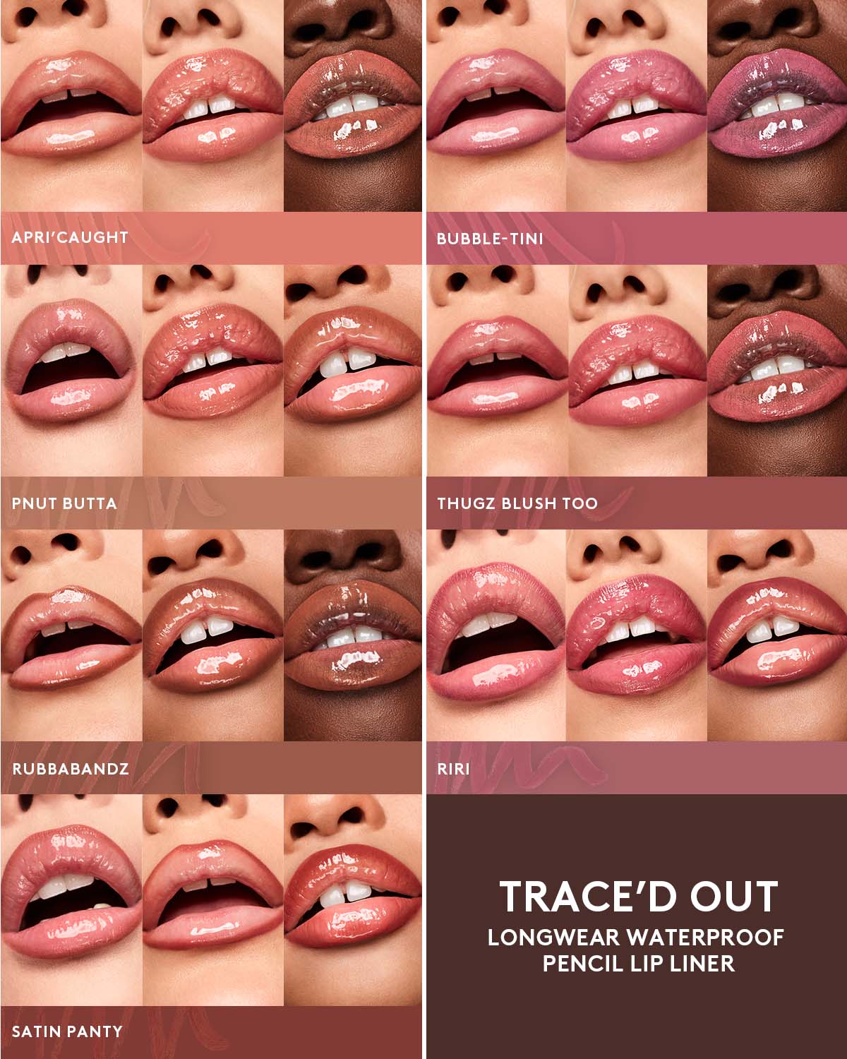 Trace'd Out Longwear Waterproof Pencil Lip Liner—Apri'caught - Image 8