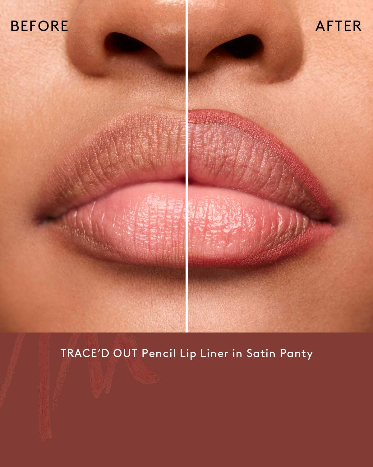 Trace'd Out Longwear Waterproof Pencil Lip Liner—Satin Panty - Image 4